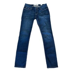 Buckle Women's Skinny Jeans - Dark Blue